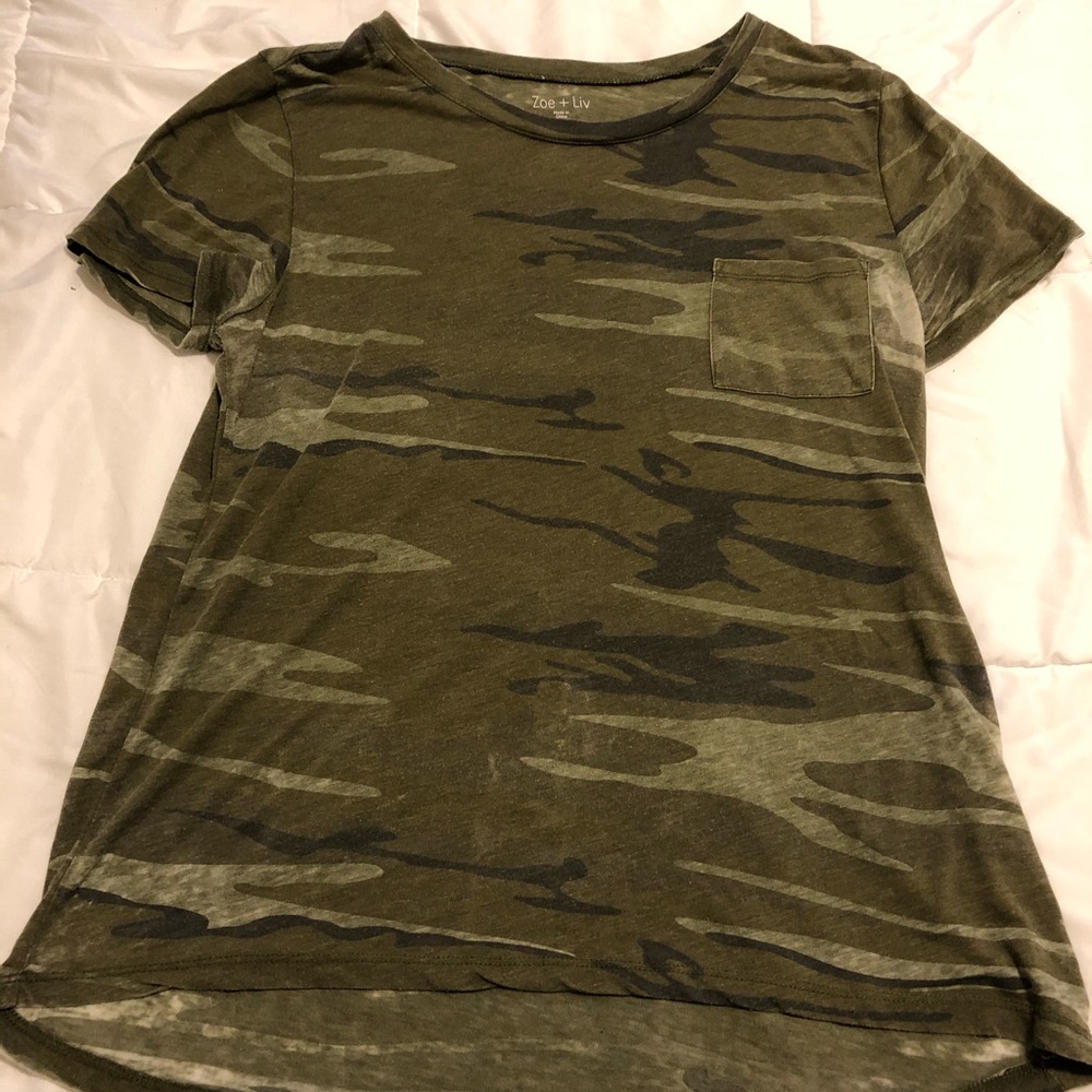 Camo short sleeve t-shirt